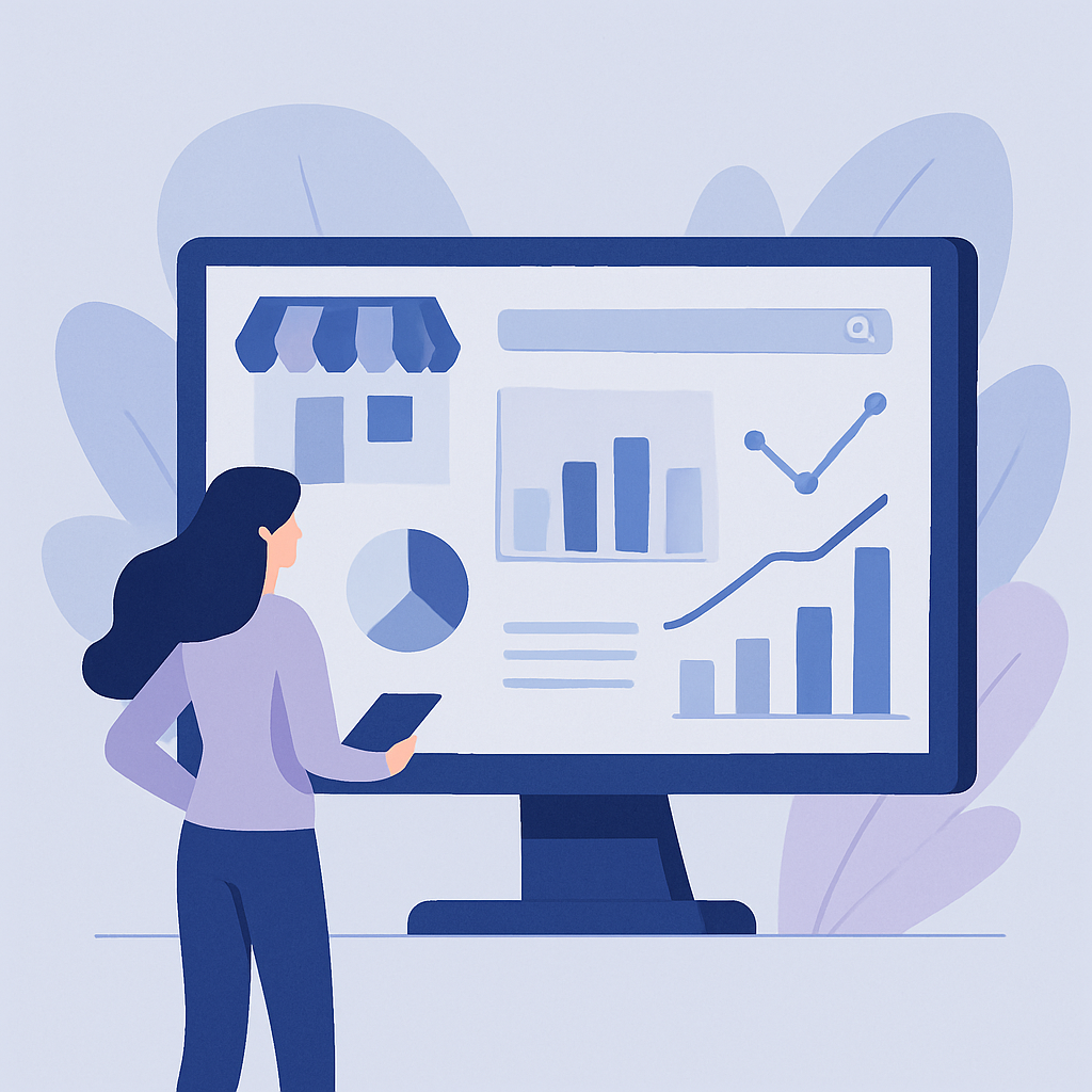 Digital dashboard illustration